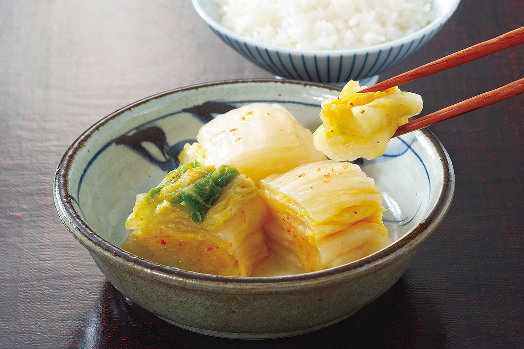 信州大鹿村名産 樽入れ白菜漬け2種（醤油・ゆず風味）